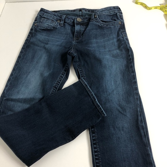 Kut From The Kloth Dark Wash Straight Leg Jeans 8 - Picture 2 of 7